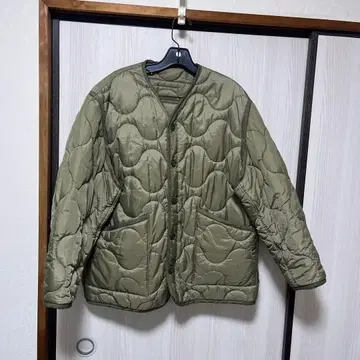 하이크 퀼팅 라이너 코트 카키 사이즈 2