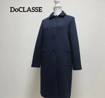 [ 새상품급 ] 두클라쎄 미들 코트 라이너 포함 본딩 네이비 수험용