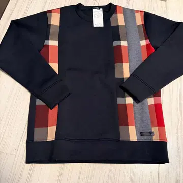 BLACK LABEL 체크 무늬 맨투맨 트레이닝복