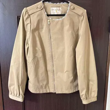 프랑슈리페 베이지 노카라 자켓 택 포함