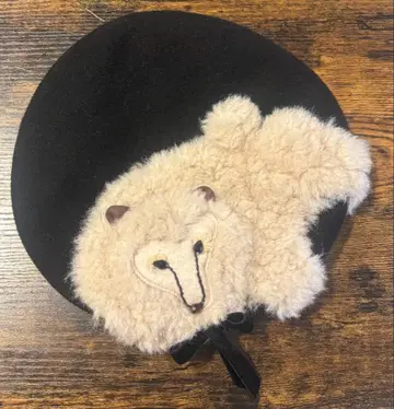 장밋빛 모자 곰돌이 베레모