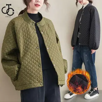 퀼팅 자켓 블랙