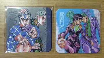 죠죠의 기묘한 모험 원화전 아트 코스터 죠르노 미스타 5부 4부