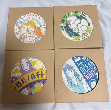 스튜디오 지브리 코스터 세트 4장