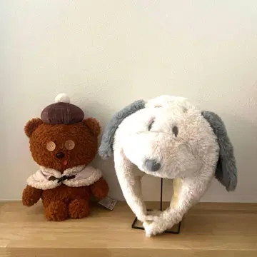 USJ 피넛 스누피 햇 팬캡 미니언즈 팀 곰 봉제 인형