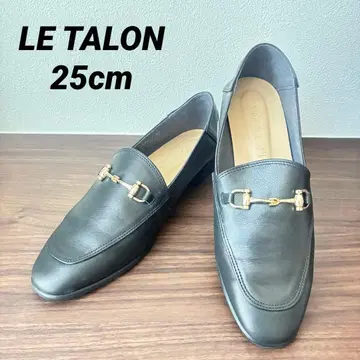 컨디션 최상 LE TALON 루탈론 비트 바부쉬 가죽 블랙 25cm