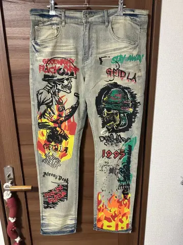 리페인트 데님 W34