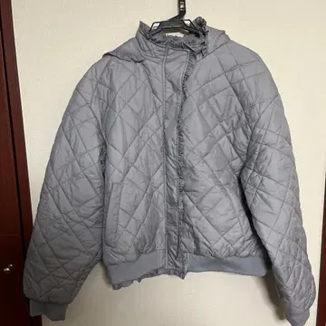 메리제니 나일론 프릴 퀼팅 자켓