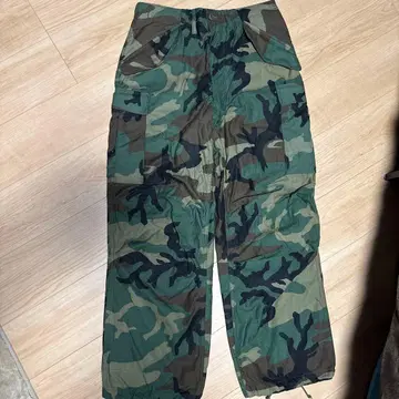 미군 M-65 카고 팬츠 우드랜드 카모 데드스탁