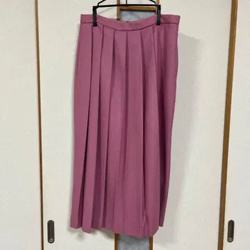 Drawer 핑크 플리츠 스커트 38