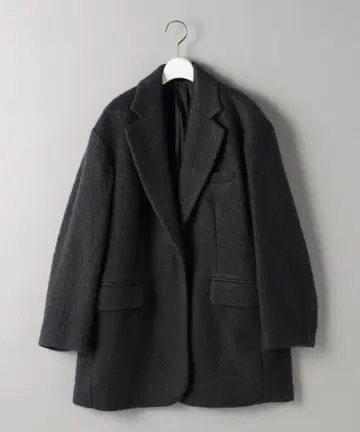 울 x 모헤어 블렌드 샤기 빅 자켓