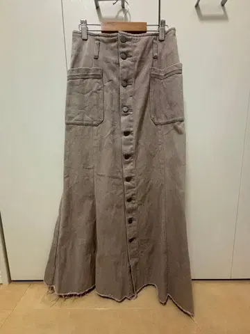 [ Free's Mart ] 서스펜더 롱 스커트