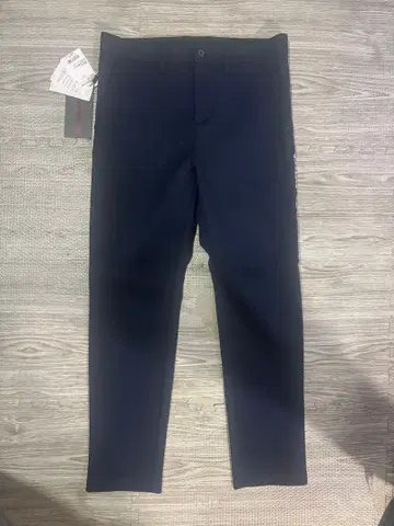 BRIEFING 네이비 슬림핏 팬츠