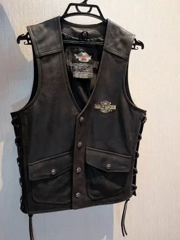 Harley-Davidson 가죽 라이더 베스트