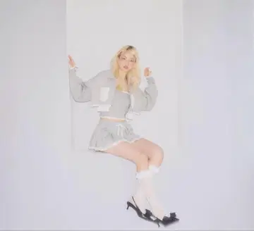 lillilly 와플 리본 플리츠 미니 스커트