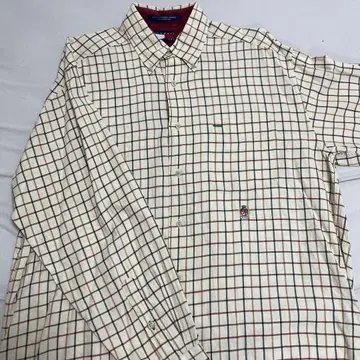 Tommy Hilfiger 체크 무늬 긴팔 셔츠