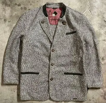 유로 빈티지 혼방 울 치로리안 테일러드 자켓