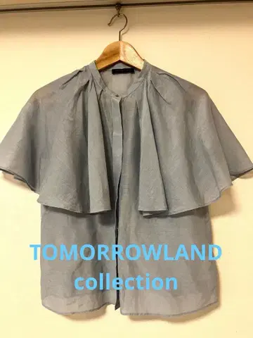 TOMORROWLAND 반팔 플레어 슬리브 셔츠