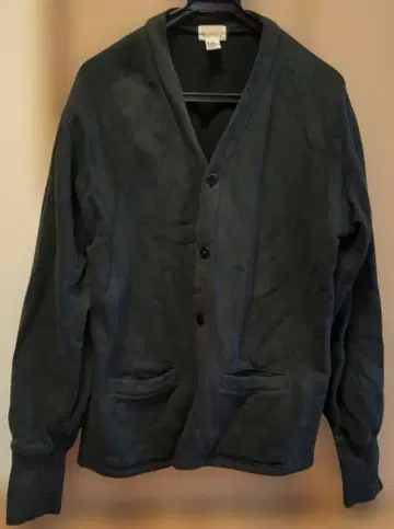BEAMS 블랙 가디건 맨투맨 L 사이즈