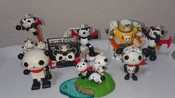 PAND-Z 피규어 컬렉션 팬더 캐릭터 세트