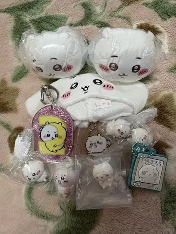 치이카와 봉제 인형 키링 세트