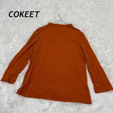 [ COKETT ] 긴팔 티셔츠 터틀넥 무지 코튼 100 이너