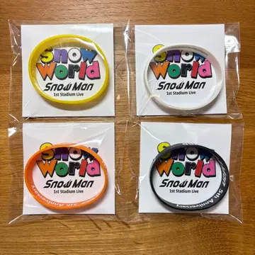 Snow Man Snow World 러버 밴드 라바 메구로 렌