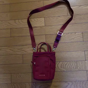 TOCCA 와인 레드 숄더백