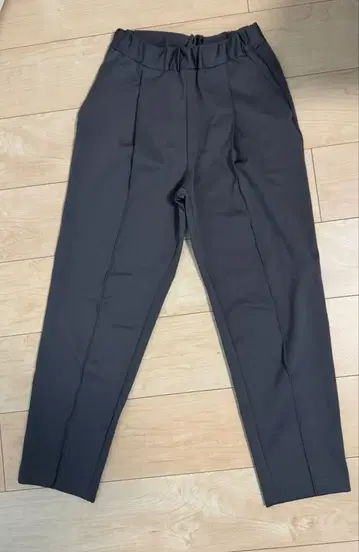 ohga 마쉬멜로우 팬츠 차콜 그레이 보통 기장 S