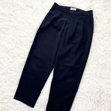 일랑일랑 슬랙스 테이퍼드 팬츠 드레이프감 네이비