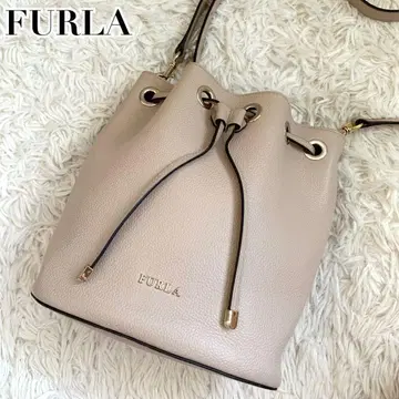 새상품급 훌라 숄더백 EVE 이브 가죽 버킷 로고 복조리