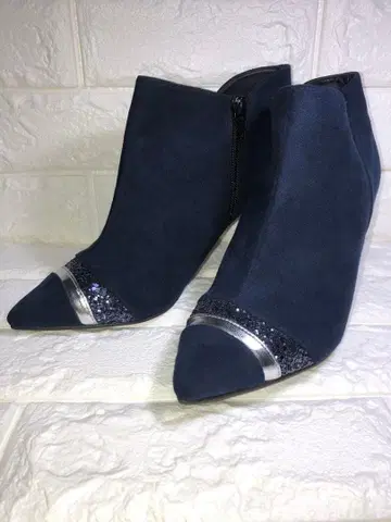 바니티 뷰티 네이비 스팽글 부츠