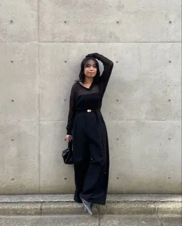 ETRE TOKYO 와이드 팬츠+벨트