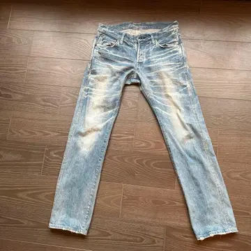 TMT 데님 스트레이트 라이트 블루