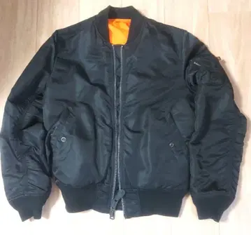 새상품급 알파 ALPHA INDUSTRIES MA-1 M 사이즈 블랙