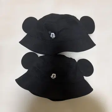 미키마우스 귀 달린 블랙 모자 58cm