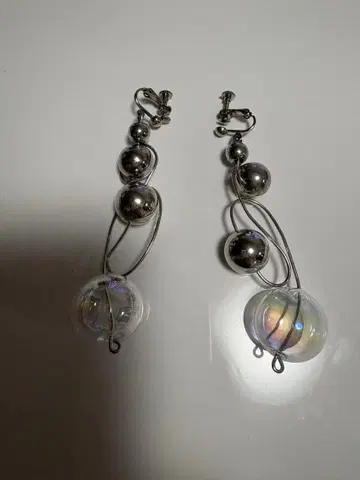 브라이덜 귀찌 실버 촬영 결혼식 한 번만 사용