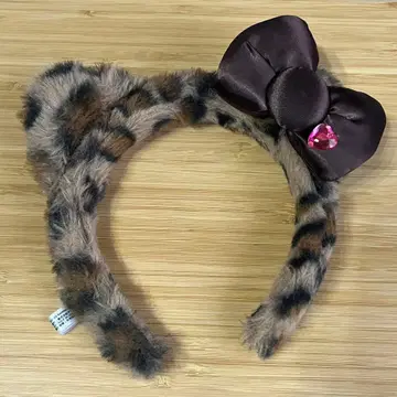 유니버셜 키티 머리띠 체크 무늬