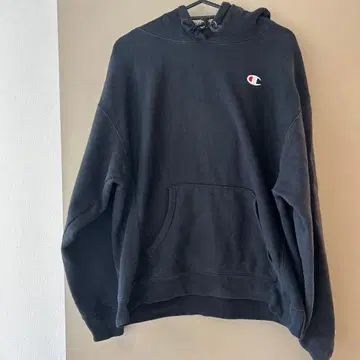 챔피온 챔피온 맨투맨 후드티 리버스 위브 블랙