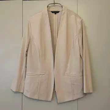 ketty 노카라 자켓 사이즈 2 베이지