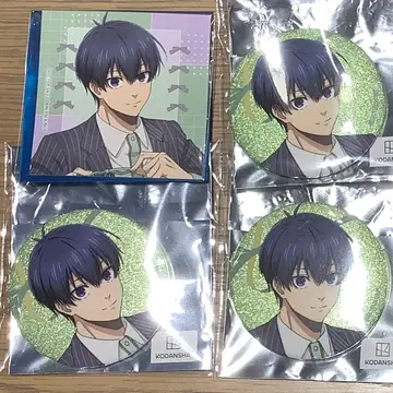 블루 록 AGF 2025 발레코어 이사기 요이치 캔뱃지 특전 스티커