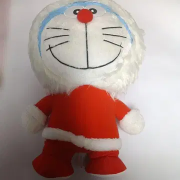 도라에몽 산타 코스튬 봉제 인형