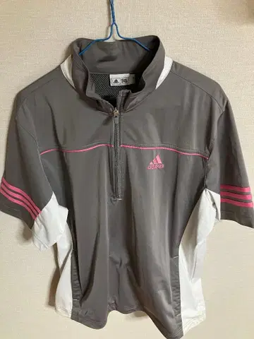 adidas 지퍼 반팔 셔츠 [ L ]
