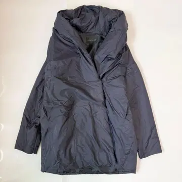 미즈이로 인드 mizuiroind 드레이프 코트 네이비 롱