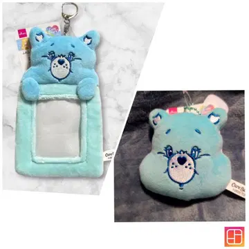 다이소 케어베어 마스코트 키링 푹신한 카드 케이스 키링