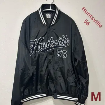 Huntsville 56 블랙 바시티 자켓 M 나일론 자켓