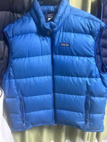 파타고니아 다운 베스트 남성용 XL 블루