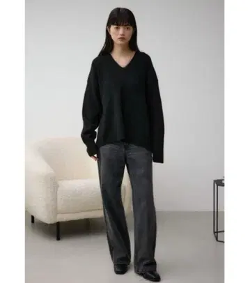 아줄바이마우지 리브 니트