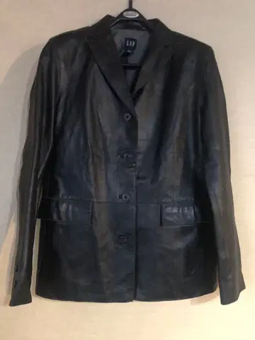 GAP 블랙 가죽 자켓 L