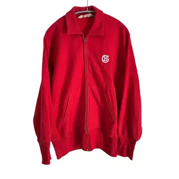 N-488 90s 굿이너프 오렌지 택 집업 맨투맨 M